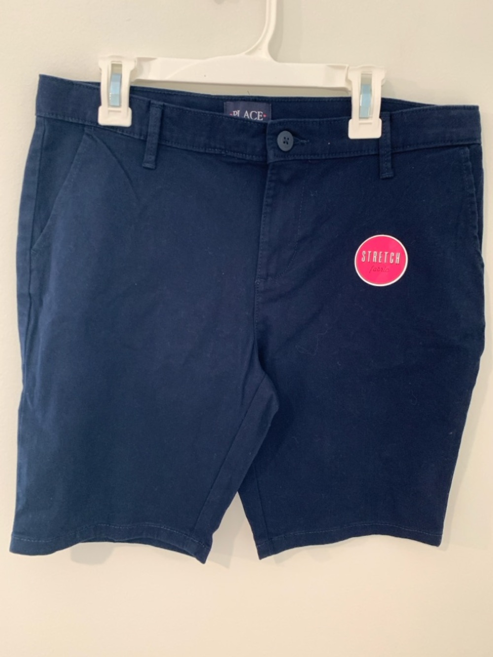 Children's Place navy uniform chino shorts